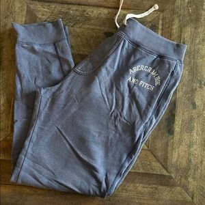 Abercrombie & Fitch Men’s Slate Blue Sweatpants Size Medium